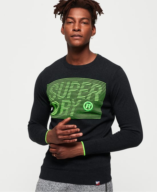 Superdry Speed Logo Crew Jumper
