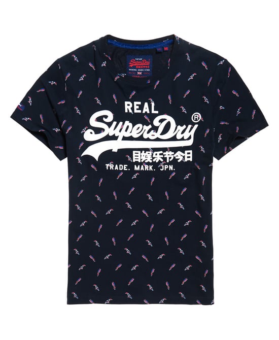 Superdry Vintage Logo All Over Print Mid T-Shirt