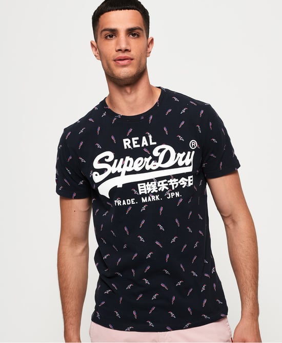 Superdry Vintage Logo All Over Print Mid T-Shirt