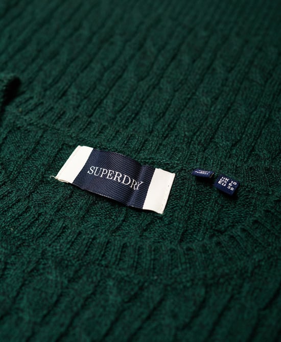 Superdry Croyde Cable Knit Jumper - Image 6