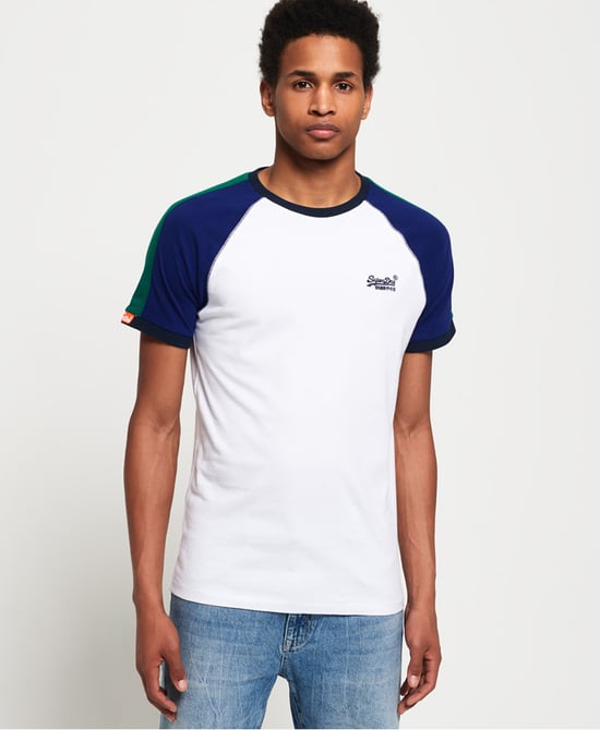 Superdry Organic Cotton Racer Cut & Sew Ringer T-Shirt