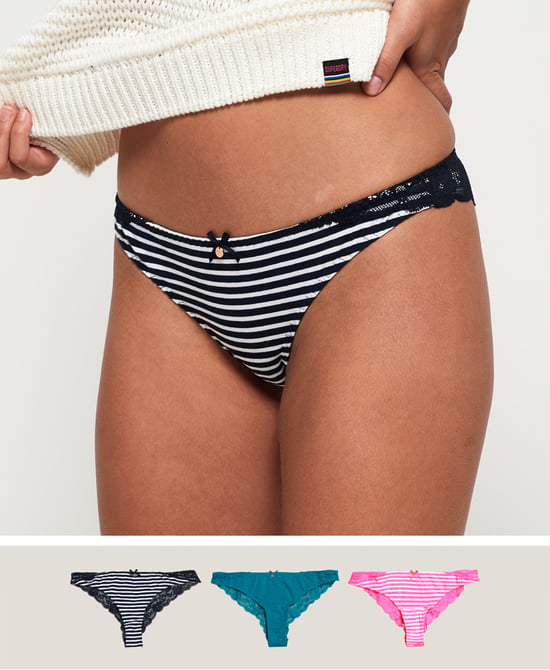 Superdry Ellie Lace Briefs Triple Pack