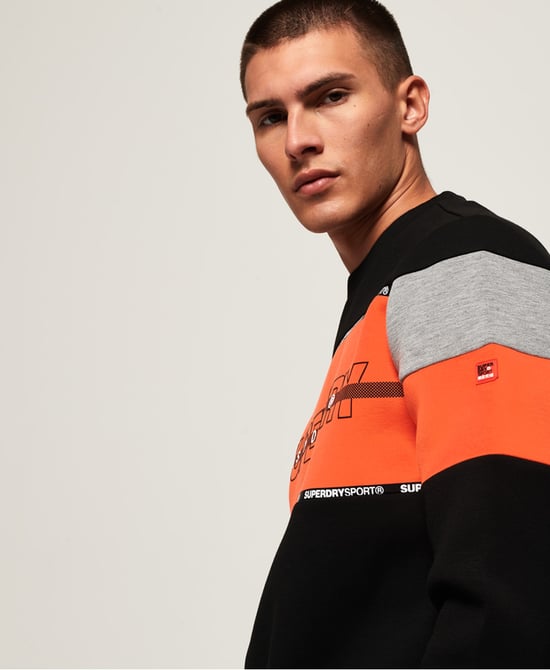 Superdry Gym Tech Cut Crew Sweatshirt