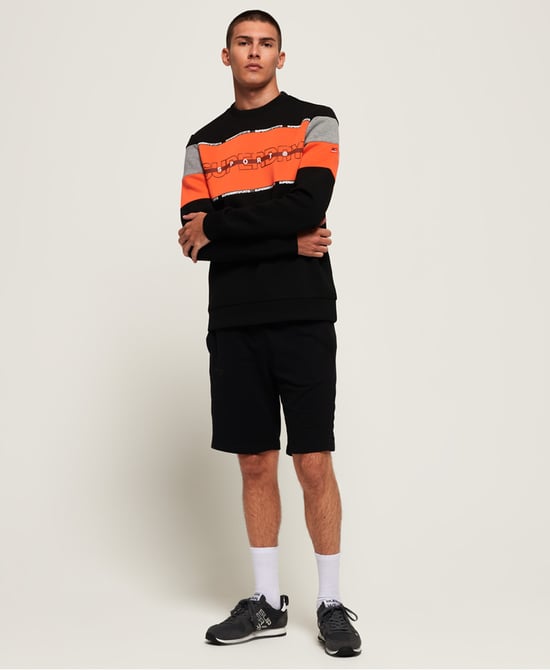 Superdry Gym Tech Cut Crew Sweatshirt