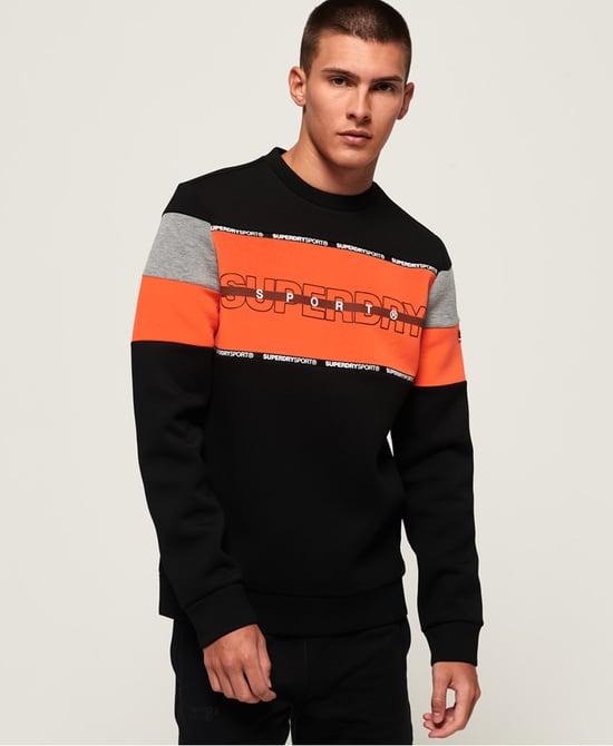 Superdry Gym Tech Cut Crew Sweatshirt