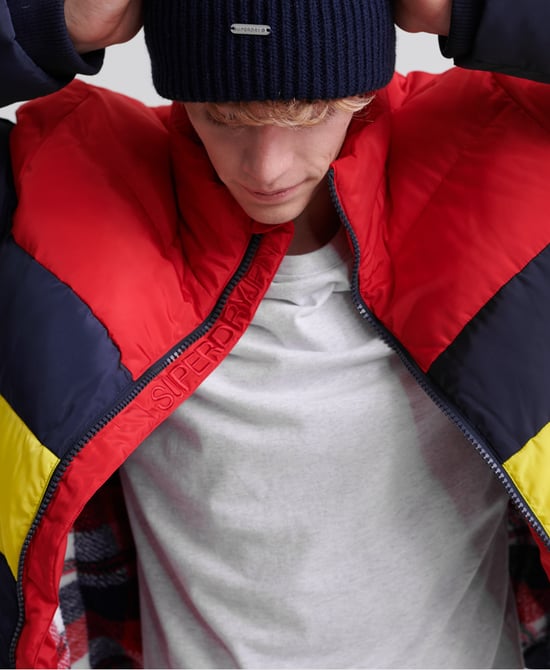 Superdry Colour Stripe Sports Puffer Jacket