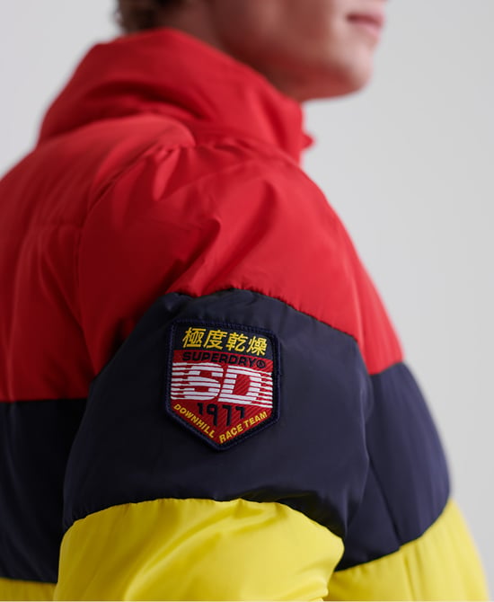 Superdry Colour Stripe Sports Puffer Jacket