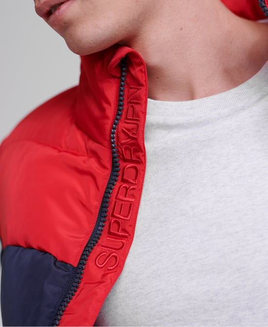 Superdry Colour Stripe Sports Puffer Jacket