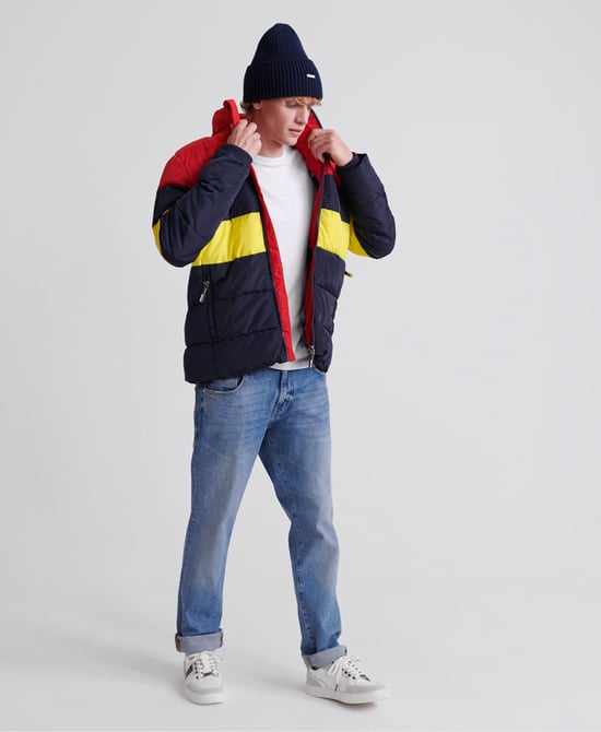 Superdry Colour Stripe Sports Puffer Jacket