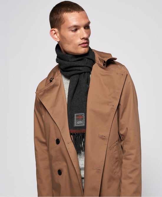 Superdry Solid Capital Tassel Scarf