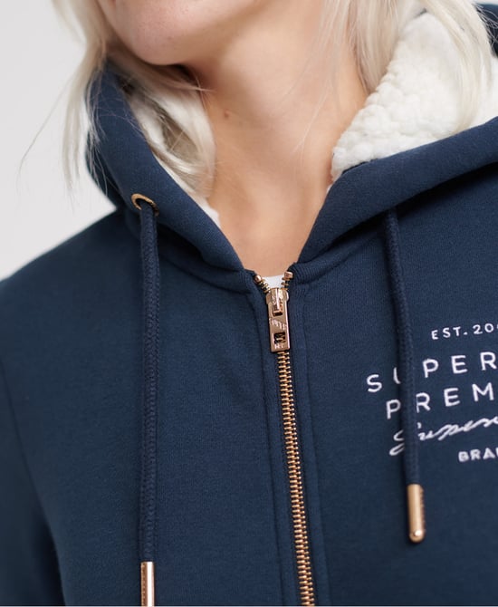 Superdry Applique zip Hoodie
