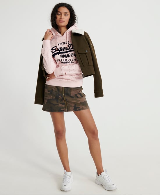 Superdry Premium Goods Shimmer All Over Print Hoodie