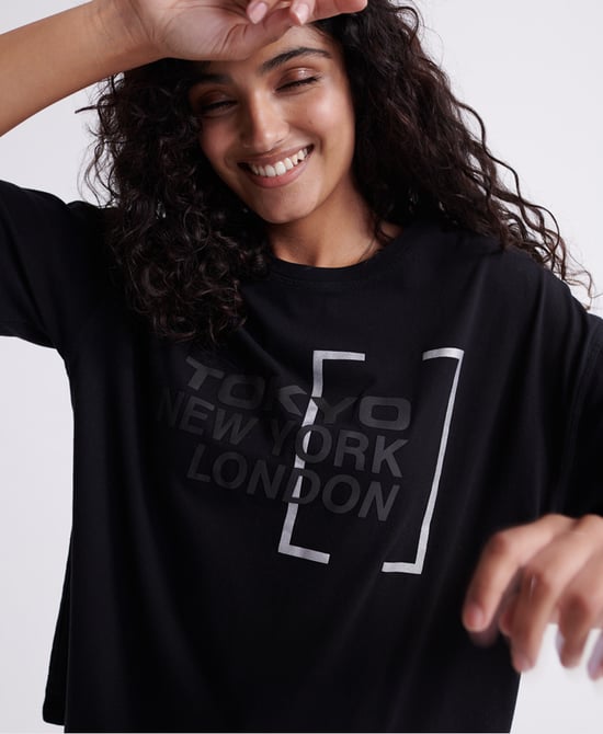Superdry Brand Language City Box Fit T-shirt
