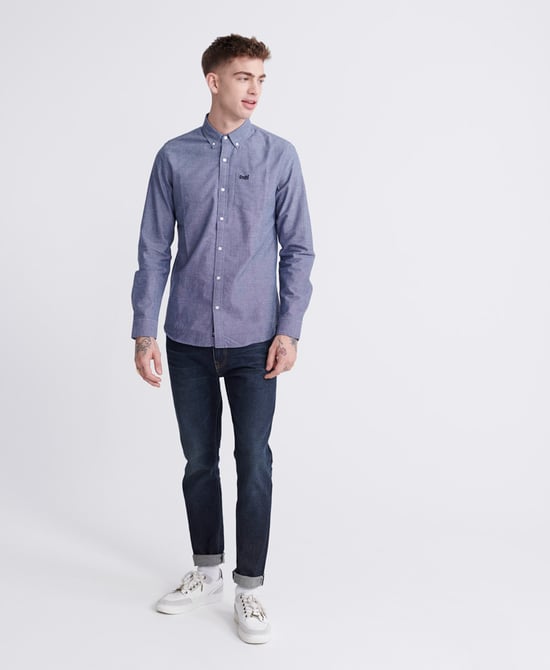 Superdry Classic University Oxford Long Sleeve Shirt