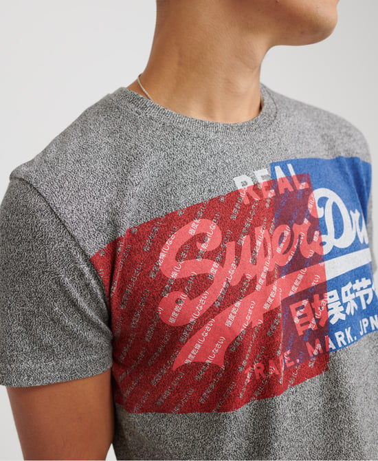 Superdry Vintage Logo Overlap Dye T-Shirt