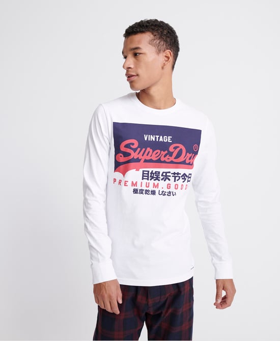 Superdry Organic Cotton Vintage Logo Long Sleeve T-Shirt