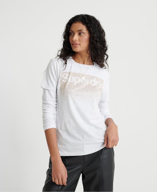 Superdry Swiss Logo Cascade T-Shirt