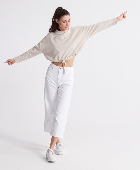 Superdry Wide Leg Crop Jeans