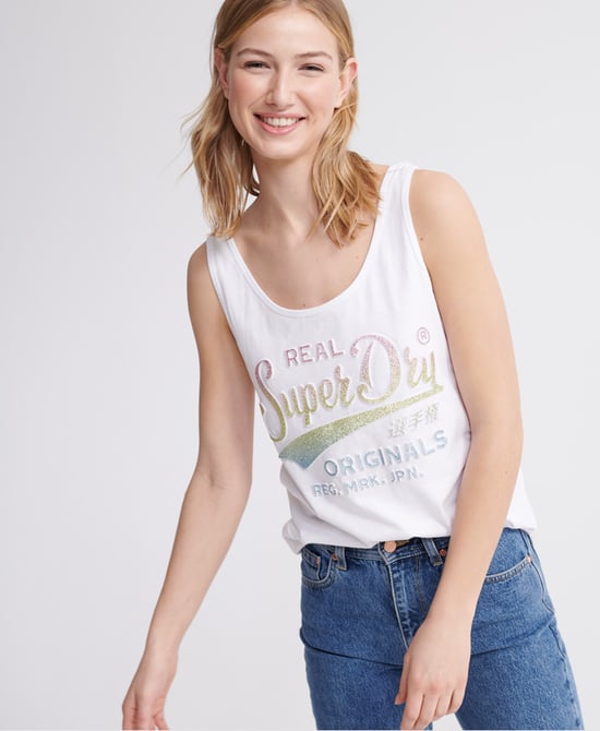 Superdry Real Originals Embossed Classic Vest Top