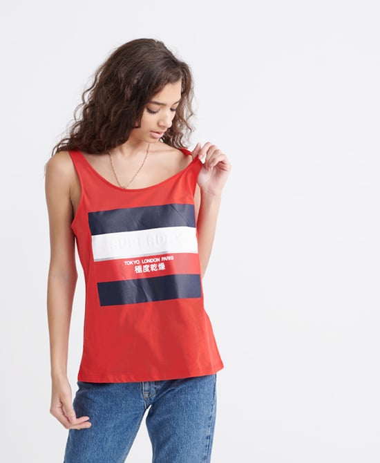 Superdry Stripe Block Classic Vest Top
