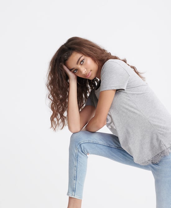 Superdry Tilly Lace Graphic T-Shirt