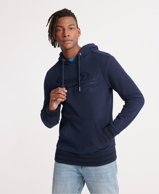 Superdry Vintage Logo Embroidered Loopback Hoodie