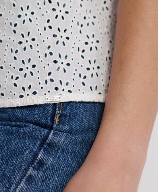Superdry Tilly Broderie Shirt