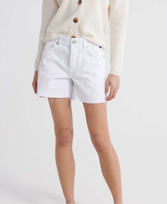 Superdry Denim Mid Length Shorts - Image 1