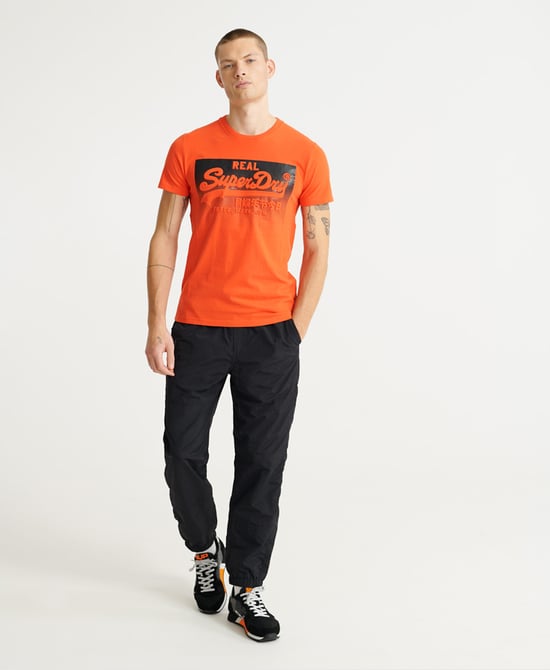 Superdry Vintage Logo Halftone Embossed T-Shirt
