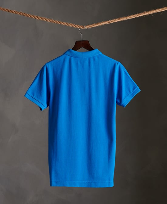 Superdry Organic Cotton Vintage Destroyed Polo Shirt