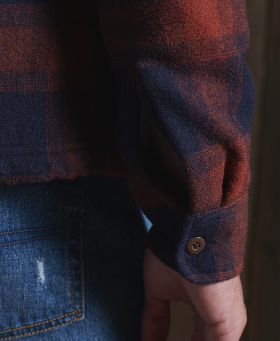 Superdry Hunting Zip Through Wool Overshirt