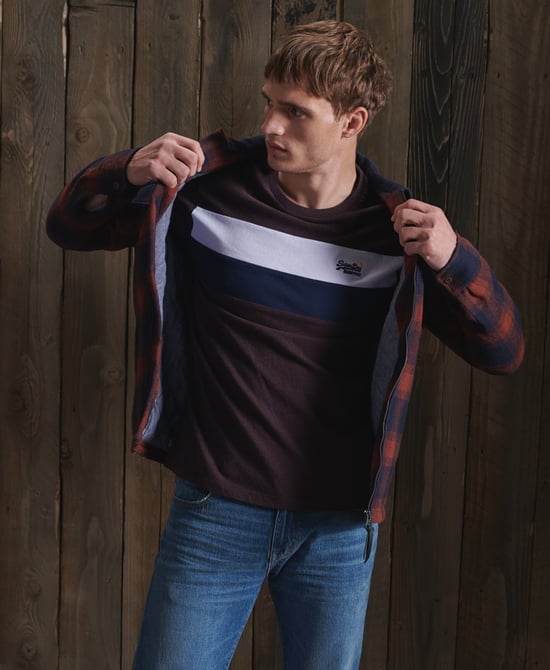 Superdry Hunting Zip Through Wool Overshirt