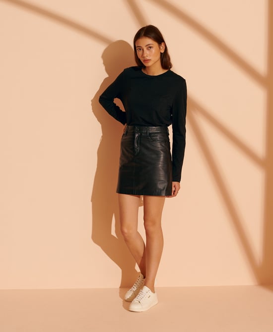 Superdry Organic Cotton Scripted Long Sleeved Crew Top