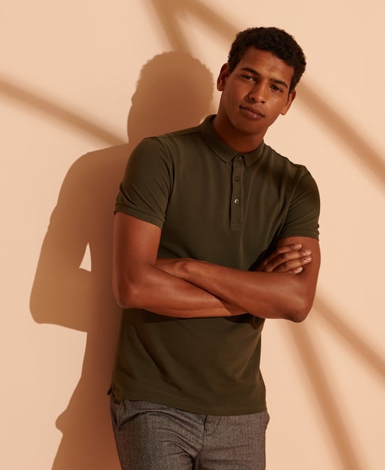 Superdry Organic Cotton City Pique Polo Shirt