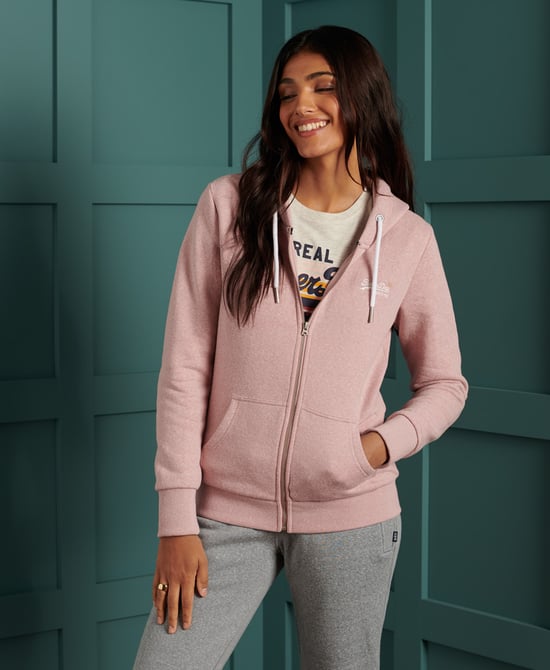 Superdry Orange Label Zip Hoodie