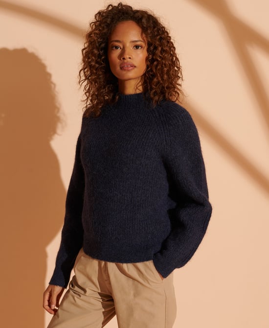 Superdry Alpaca Blend Crew Knit Jumper