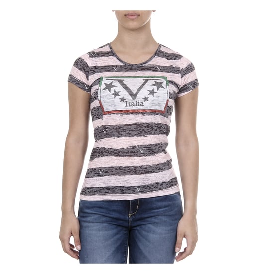 V 1969 Italia Womens T-shirt Short Sleeves Round Neck Multicolor CHARLOTTE
