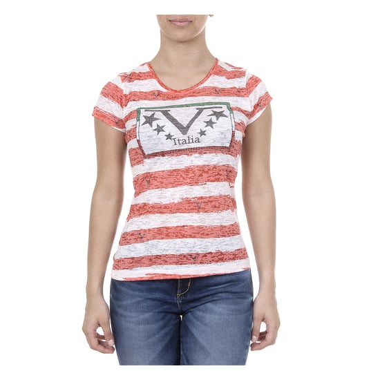 V 1969 Italia Womens T-shirt Short Sleeves Round Neck Multicolor CHARLOTTE