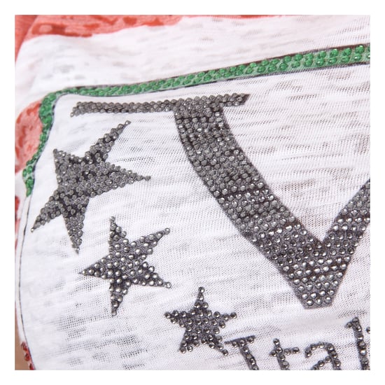 V 1969 Italia Womens T-shirt Short Sleeves Round Neck Multicolor CHARLOTTE