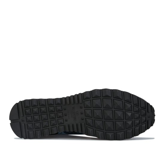Men's Valentino Mesh Fabric Rockrunner Trainers in Blue