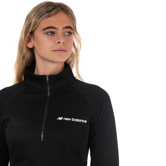 Women's New Balance Optiks Cropped Jacket in Black - Image 6