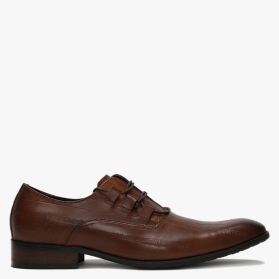 Daniel Xenoblast Leather Loop Lace Up Shoes