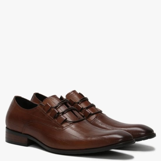 Daniel Xenoblast Leather Loop Lace Up Shoes