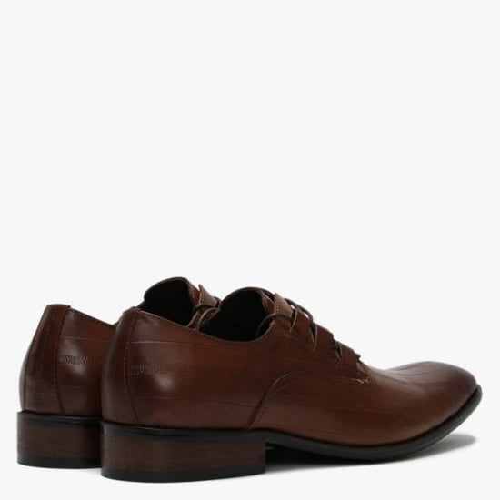 Daniel Xenoblast Leather Loop Lace Up Shoes