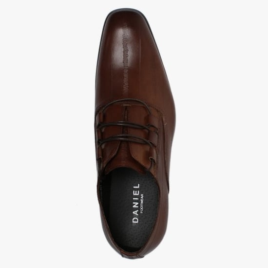 Daniel Xenoblast Leather Loop Lace Up Shoes
