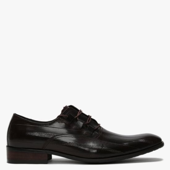 Daniel Xenoblast Leather Loop Lace Up Shoes