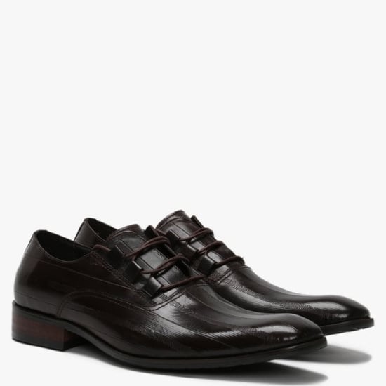 Daniel Xenoblast Leather Loop Lace Up Shoes