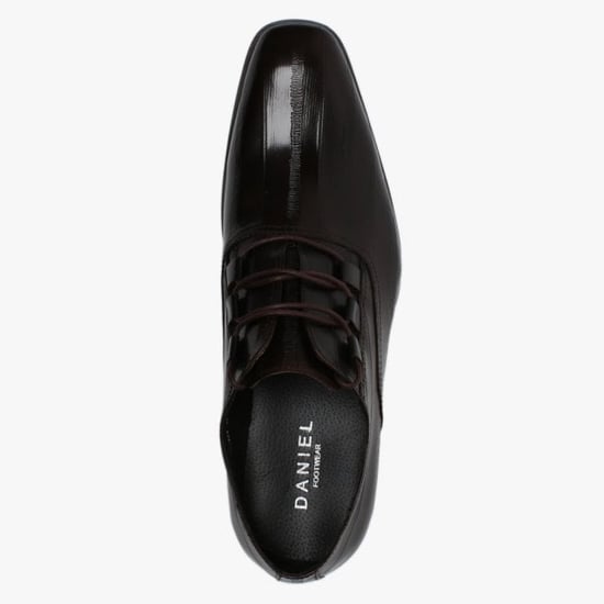 Daniel Xenoblast Leather Loop Lace Up Shoes