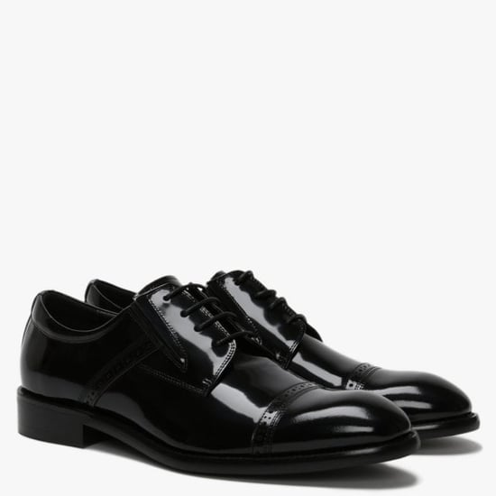 Daniel Xlol Patent Leather Lace Up Brogues