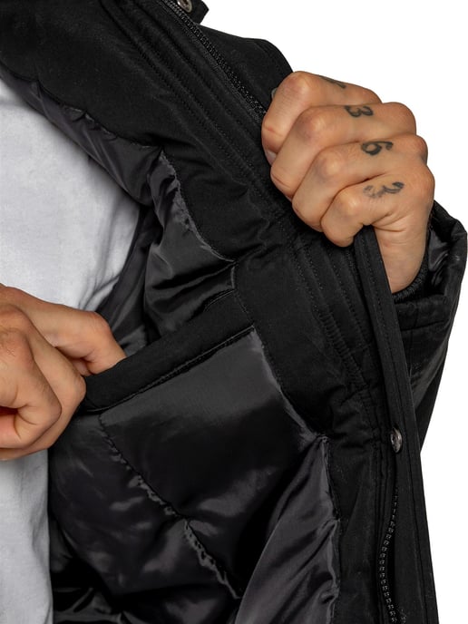 Kruze | Mens Padded Parka Jacket - Image 3